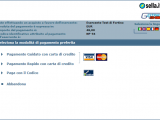 Pagamento Online :: Selezione tipologia di pagamento